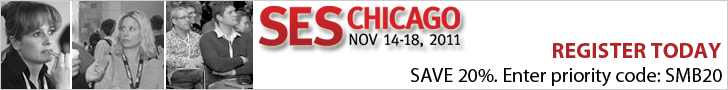 SES Chicago Conference & Expo, Nov 14-18. Social & Search strategies from top experts. SAVE 20% Use SMB20