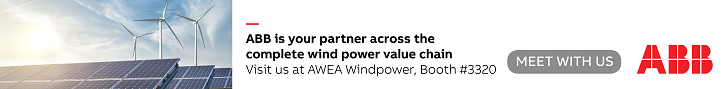 ABB is your partner across the complete wind power value chain. Schedule a meeting with us at AWEA