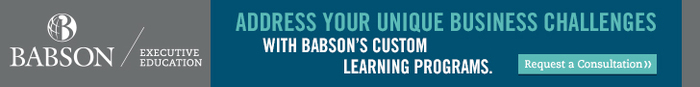Address unique business challenges with Babson's custom learning programs. Request a consultation.