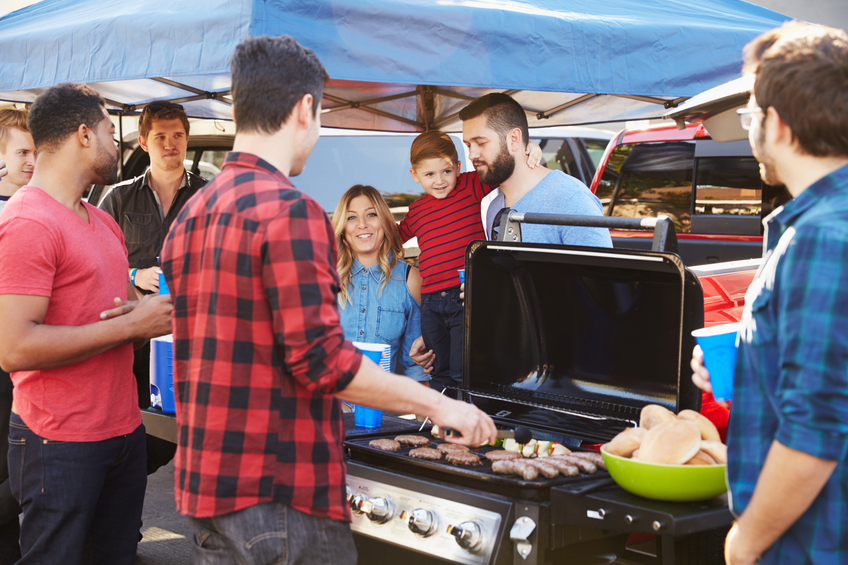 Families gather around the grill for Family Meals Month