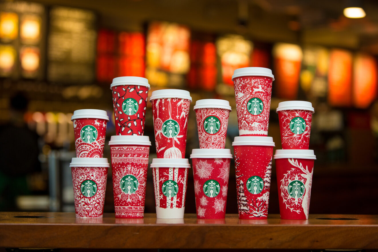 2016 Starbucks holiday cups