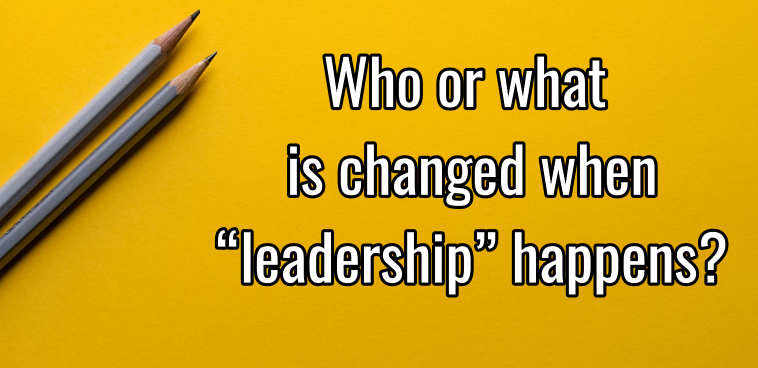 What is the purpose of leadership? Answer this key question