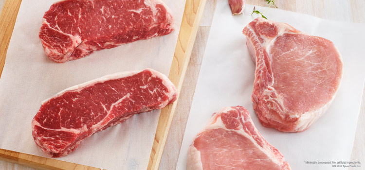 Shoppers look for antibiotic-free claims on meat labels [Image: beef and pork]