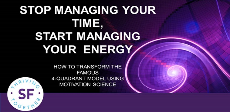 How to evolve from managing time to managing energy