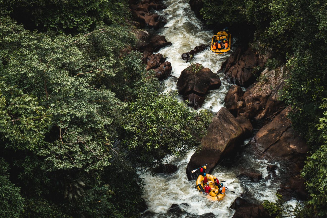 river rafting illustrates how improvising builds energy