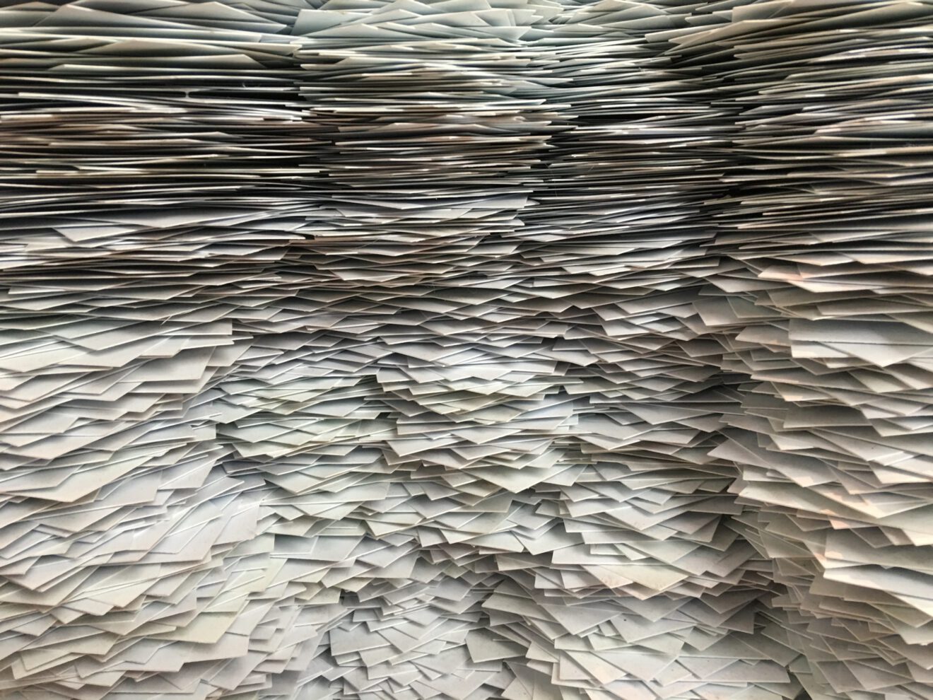 mountain of paper