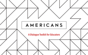 artwork cover that reads Americans for Smithsonian Institution teacher toolkit
