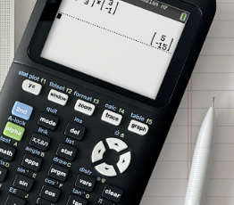 a portion of a graphing calculator