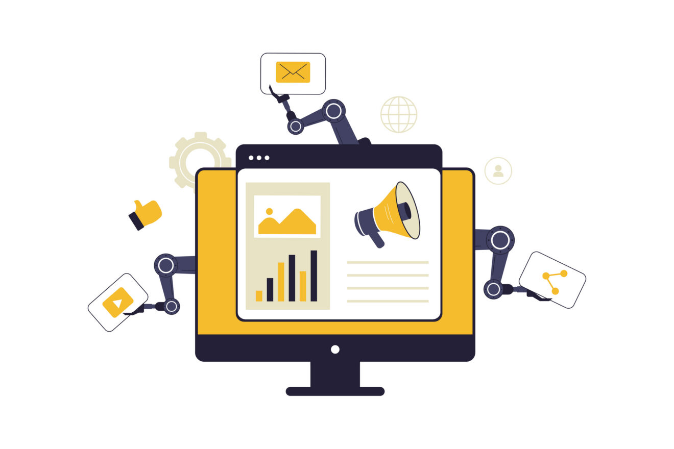 Marketing Automation and Digital Strategy Illustration via Hengki Lestio/Getty Images. Used for SmartBrief Marketing Original headlined: Small businesses investing in marketing