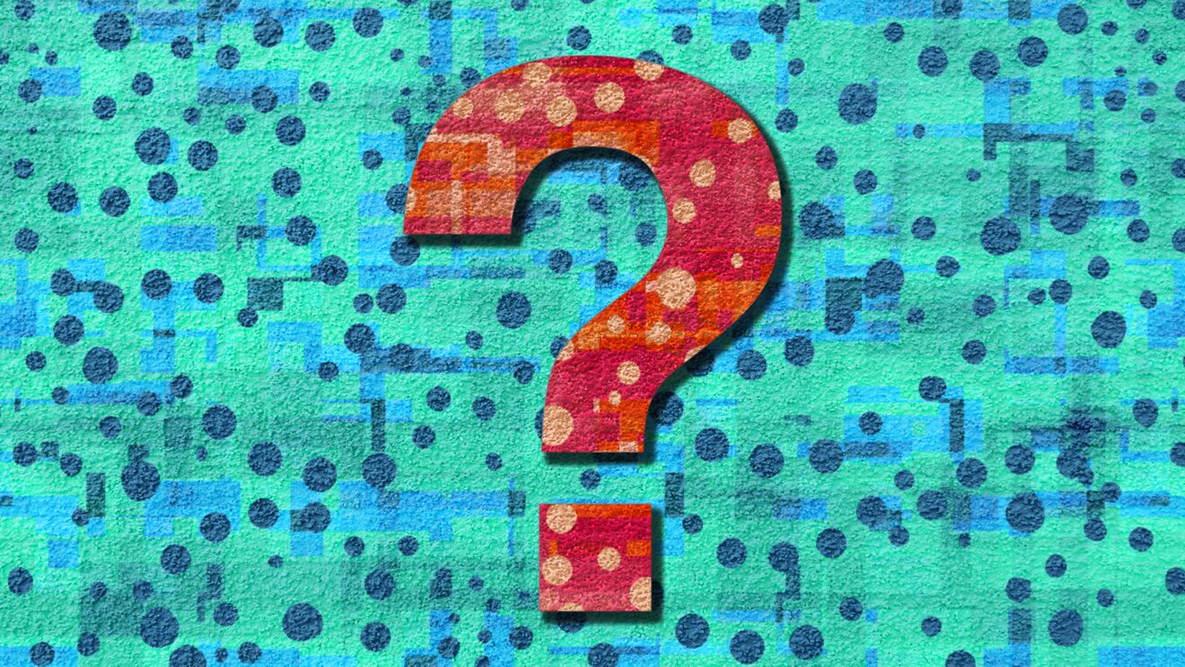 An illustration of a question mark