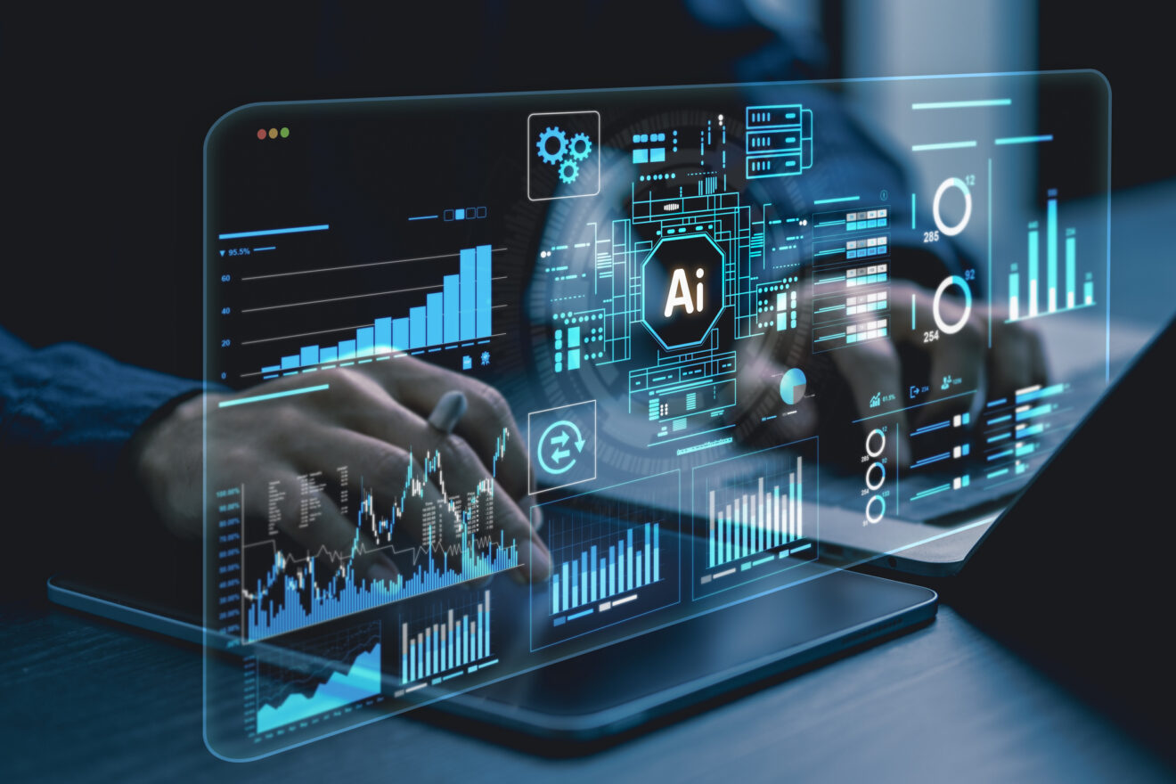 AI, data analysis. Business people use AI to analyze financial related data. big data Complex performance measurement With modern innovative technology By Wanan Yossingkum / Getty Images